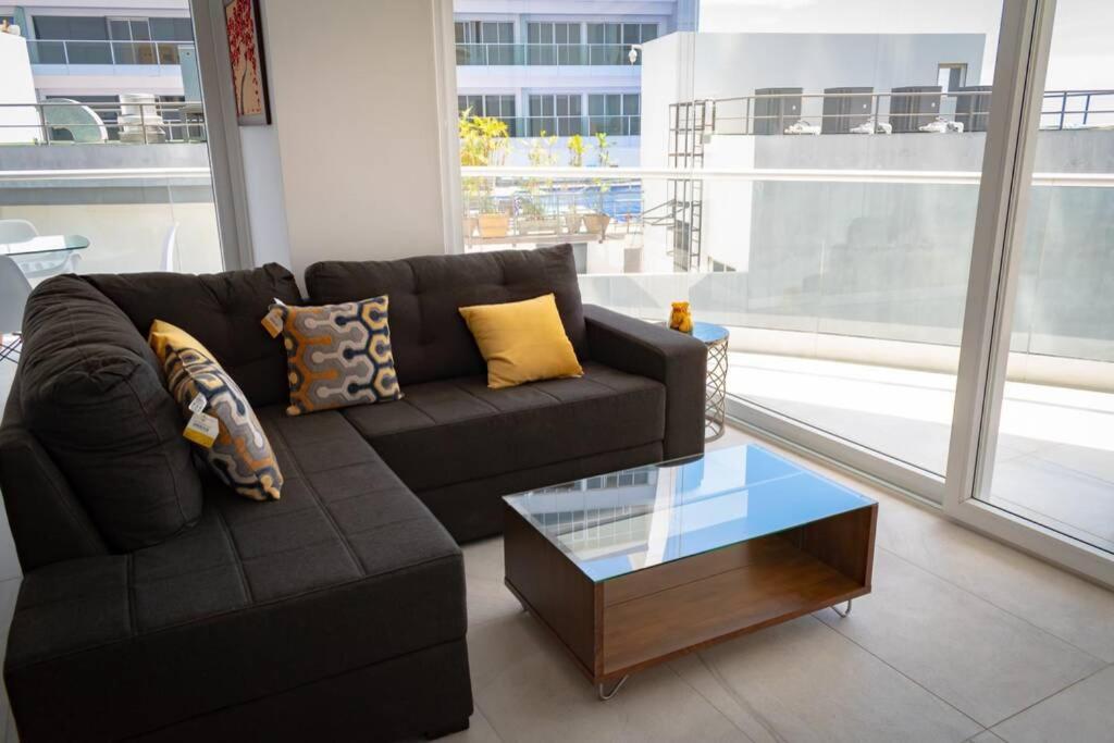 M3 Lujoso Y Comodo Departamento Con Playa 2 Piscinas Cancha De Tenis Jacuzzi Seguridad 24 Horas Manta Ngoại thất bức ảnh